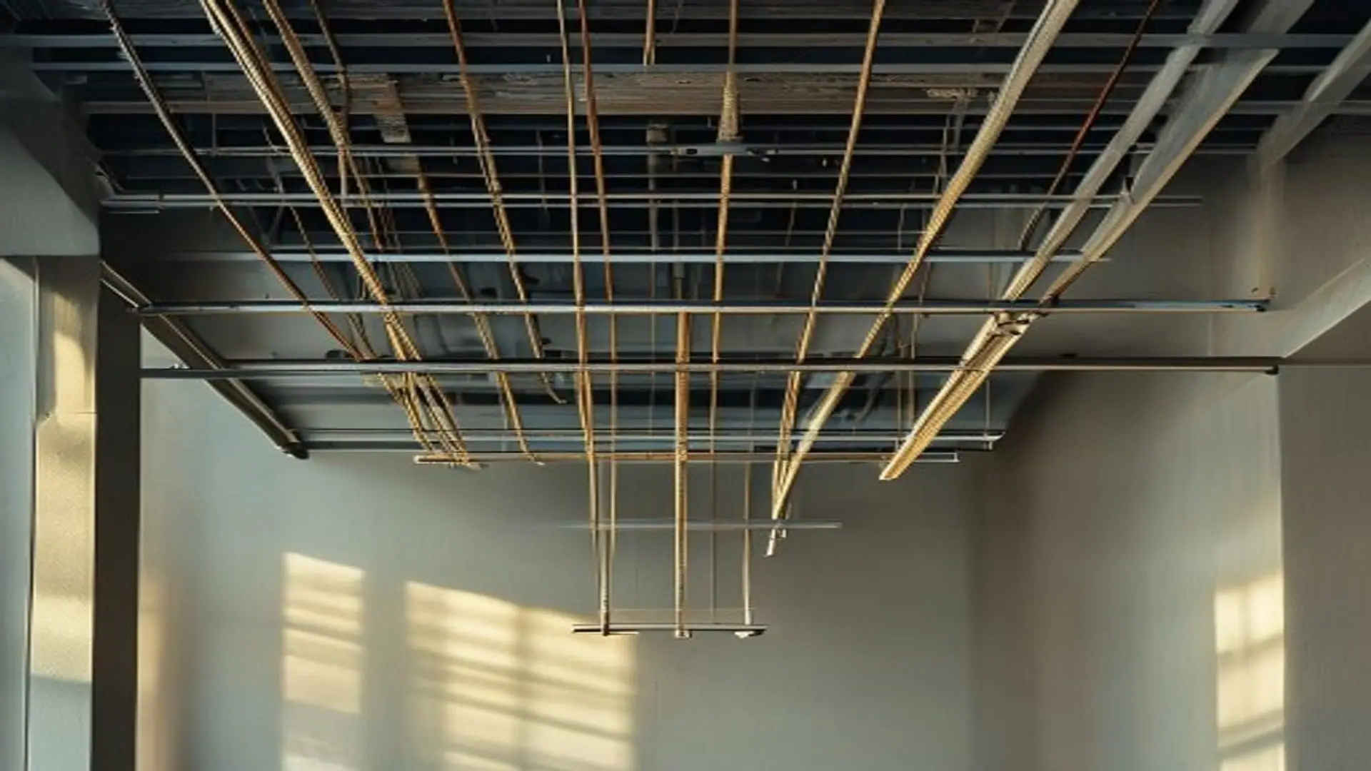 Ceiling Installation work being carried out